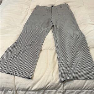 Maeve Houndstooth Patterned Pants by Anthropologie